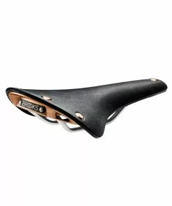 Brooks Sattel Cambium C17, Organic, Black/Black Rubber Aluminium Frame