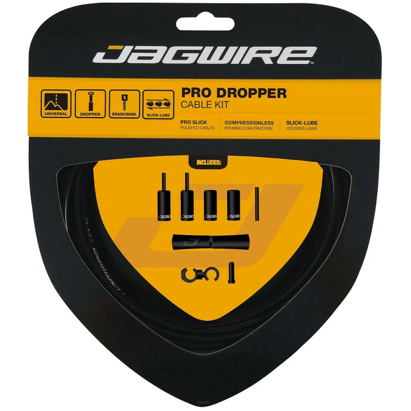 Jagwire Sattelstützenkabelhülle, PRO DROPPER 3mm SET VARIO Remote Control BLACK PCK601 3 Jagwire Sattelstützenkabelhülle, PRO DROPPER 3mm SET VARIO Remote Control BLACK PCK601