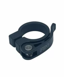 PRO Sattelklemme Road/MTB Alu Mit Schnellspanner 31.8 Mm Schwarz