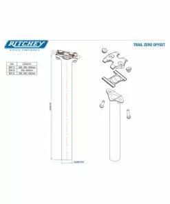 Ritchey Sattelst&uuml;tze Comp TRAIL Zero 31.6mm, Blatte Black, 400mm -Günstiges Sattelstützen Geschäft ritchey sattelstuetze comp trail zero 316mm blatte black 400mm2