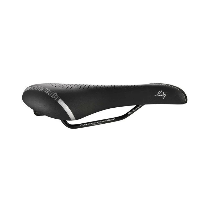 Selle Italia Lady Gel Flow L, Manganese Tube 7mm, Schwarz 4 Selle Italia Lady Gel Flow L, Manganese Tube 7mm, Schwarz – Bild 2