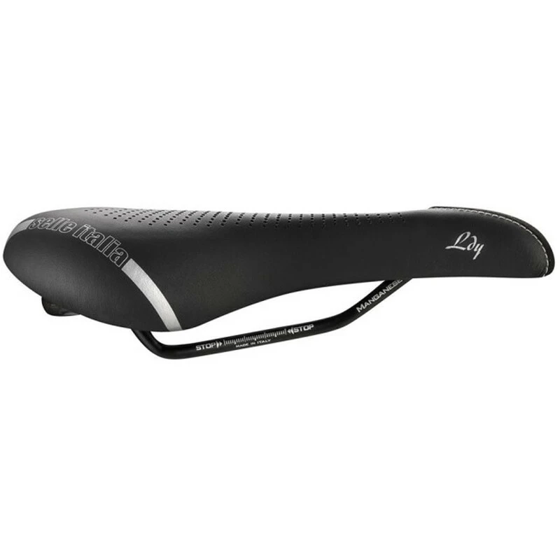Selle Italia Lady Gel Flow S, Manganese Tube 7mm, Schwarz 4 Selle Italia Lady Gel Flow S, Manganese Tube 7mm, Schwarz – Bild 2
