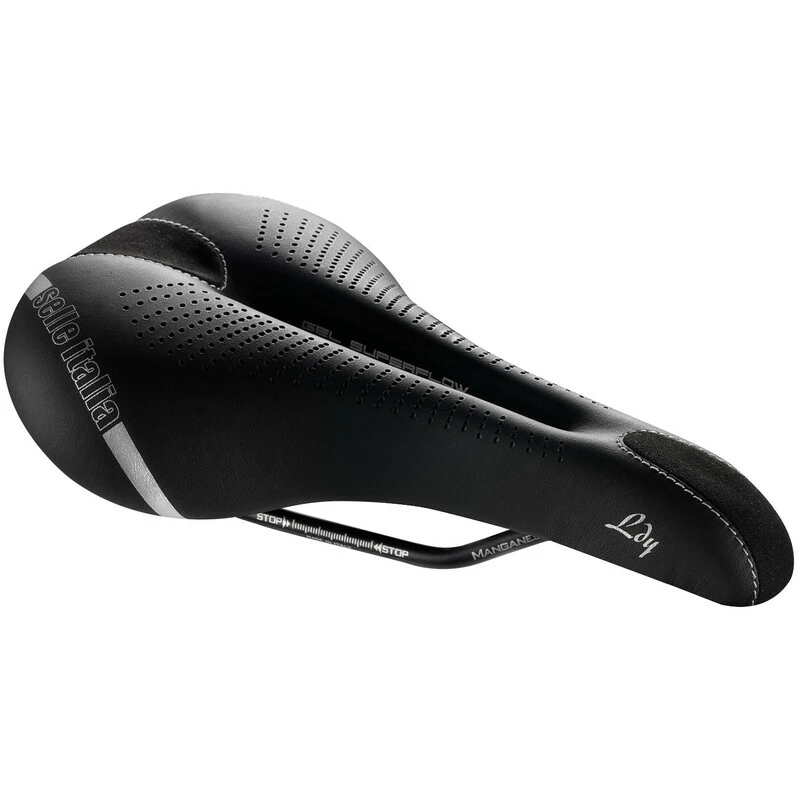 Selle Italia Lady Gel Flow S, Manganese Tube 7mm, Schwarz 5 Selle Italia Lady Gel Flow S, Manganese Tube 7mm, Schwarz – Bild 3