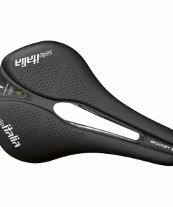 Selle Italia NOVUS BOOST EVO TM Lady Superflow L3, Manganese Tube 7mm, Soft-Tek, Schwarz