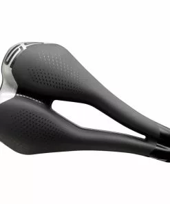 Selle Italia S5 Superflow L, FeC Alloy 7mm, Soft-Tek, Schwarz