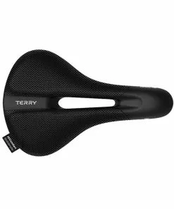 Terry Sattel Fisio ClimaVent Gel Man Mit Öffnung Black