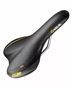 Velo Sattel Plush Mo 149x271mm, Stahl, Kunststoff, Schwarz
