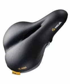 Velo Sattel Plush Phat O 213x272mm, Stahl, Kunststoff, Schwarz