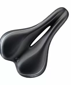 Velo Sattel Voam Swan O 175x255mm, Stahl, Kuststoff, Schwarz