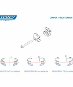 Ritchey Single Bolt Adapter F&uuml;r Sattelst&uuml;tze Carbon, F&uuml;r Carbon Rails 7x9,6mm, Selle Italia / Fi'zi:k -Günstiges Sattelstützen Geschäft ritchey single bolt adapter fuer sattelstuetze carbon fuer carbon rails 7x96mm selle italia fizik2