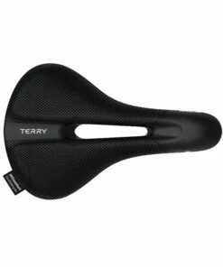 Terry Sattel Fisio ClimaVent Gel Man Mit &Ouml;ffnung Black